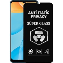 CaseArt Oppo A15 Tam Kaplayan Anti Statik Hayalet Süper Cam Ekran Koruyucu