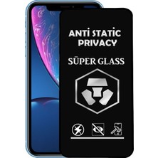 CaseArt Apple iPhone Xr Tam Kaplayan Anti Statik Hayalet Süper Cam Ekran Koruyucu