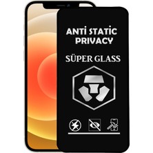 CaseArt Apple iPhone 12 Tam Kaplayan Anti Statik Hayalet Süper Cam Ekran Koruyucu