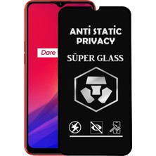CaseArt Realme C3 Tam Kaplayan Anti Statik Hayalet Süper Cam Ekran Koruyucu