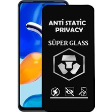 CaseArt Xiaomi Redmi Note 11S Tam Kaplayan Anti Statik Hayalet Süper Cam Ekran Koruyucu