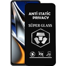 CaseArt Xiaomi Poco X4 Pro Tam Kaplayan Anti Statik Hayalet Süper Cam Ekran Koruyucu