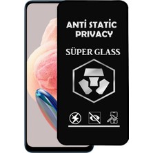CaseArt Xiaomi Redmi Note 12 Tam Kaplayan Anti Statik Hayalet Süper Cam Ekran Koruyucu