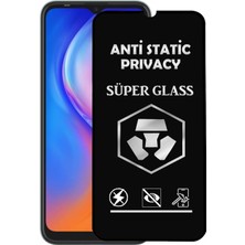 CaseArt Tecno Spark 6 Go Tam Kaplayan Anti Statik Hayalet Süper Cam Ekran Koruyucu