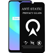 Kzy Realme C25S Tam Kaplayan Anti Statik Görünmez Safir Ekran Koruyucu Hayalet Cam