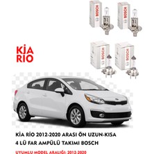 Bosch Kia Rio 2012-2020 Arası Ön Uzun-Kısa 4 Lü Far Ampülü Takımı Bosch