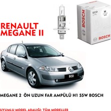 Bosch Megane 2  Ön Uzun Far Ampülü H1 55W Bosch