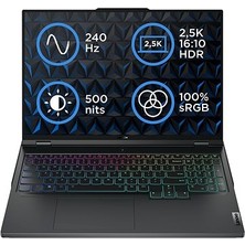 Lenovo Legion 7 Pro Intel Core i9 13900HX 32GB 1TB SSD RTX4080 Windows 11 Home 16" 240Hz Taşınabilir Bilgisayar 82WQ0017TX