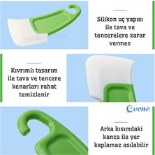 Evovici Silikon Spatula Mutfak Spatula Yemek Kazıyıcı Tava Tabak Temizleme Aparatı