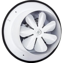 Bahçıvan 25 cm çapında BB 250 1450 D/D 220/230 volt Monofaze Aksiyel Baca Aspiratörü