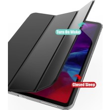 MTK Moveteck Honor Pad 8 12" Inç Tablet Kılıfı Uyumlu Smart Akıllı Ince Kapak Pu Deri Standlı Kılıf+ Ekran Koruyucu ve Dokunmatik Kalem Set