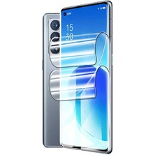 HEPTEKİLETİŞİM Oppo Reno 4 Pro 4g Ekran Koruyucu Esnek Yapılı Tam Kaplayan Kavisli Tam Koruma (Polymer-N)