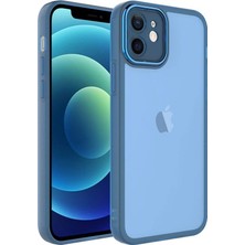 Wowacs Apple iPhone 11 ile Uyumlu Kılıf Kamera Korumalı Transparan Arka Yüzey Telefon Kılıfı