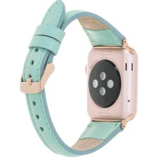 Bouletta Apple Watch Uyumlu Deri Kordon 42-44-45MM Slim Brn7