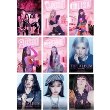 Maris Store Blackpink Fotokart 9 Adet 8*6 cm Pvc Kaplı Süper Hd Kaliteli Baskılı Fotokart
