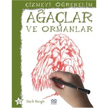 1001 Çiçek Kitaplar Ağaçlar ve Ormanlar / Çizmeyi Öğrenelim