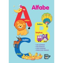 Karton Kitap Çocuk Alfabe A-B-C