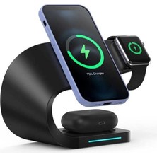 Fangao 4in1 Kablosuz Wireless Iphone Airpods Apple Watch Şarj Standı