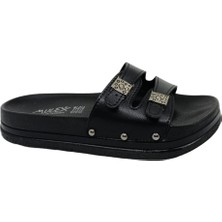 Zerhan 2252 Kadın Siyah Günlük Kullanım Terlik