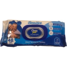 Cleanped Vücut Temizleme Havlusu 48'li