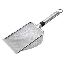 Fayshow Çöp Kutusu Scooper Pet Eş Sifter Temizleyici Scooper Dayanıklı Temizleme Aracı Sürüngen Kum 2MMX2MM (Yurt Dışından)