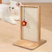 Fayshow Sisal Kedi Tahtası Ahşap Çerçeve ve Base Giyim Dayanıklı Dayanıklı Beyaz (Yurt Dışından)