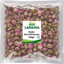 Laraska Tomurcuk Gül  Kuru Gül Goncası (Gül Çayı)  Pembe  500 gr