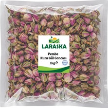 Laraska Tomurcuk Gül  Kuru Gül Goncası (Gül Çayı)  Pembe 1 kg