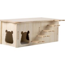 Surjion Chinchilla Mouse Suriye Hamster Style D Için Ahşap Hamster House Kafes Aksesuarları (Yurt Dışından)