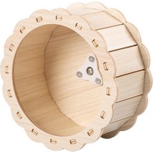 Surjion Hamster Ahşap Koşu Oyuncakları Egzersiz Tekerleği Rıçanı Kobay Evcil Hayvan Malzemeleri 15 cm (Yurt Dışından)