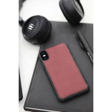 Guard Bordo Deri iPhone x / Xs Kılıfı