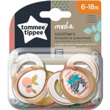 Tommee Tippee Moda Emzik Kız 6-18 Ay + Emzik Askısı