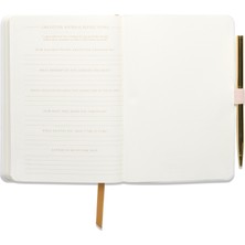 Design Works İnk Kalemli Pause Defter 16,5 x 11,5 cm - Gratıtude Journal - Pause