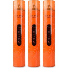 Morfose Ultra Strong (Ultra Sert) Saç Spreyi 400 Ml 3 Adet