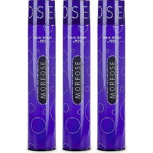 Morfose Saç Spreyi Mor Mega Strong (Mega Tutuş) 400 Ml 3 Adet