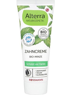 Alterra Diş Macunu Organik Nane İçerikli 5 Kat Etkili 75 ml