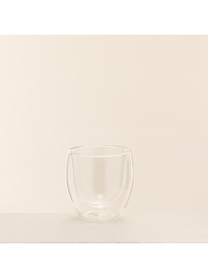 Chakra Easy Çift Cidarlı Bardak 250 ml Transparan