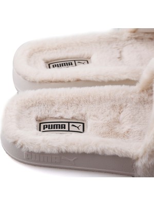 Puma Leadcat 2.0 Fuzz Wns Kadın Terliği 38731302 Krem