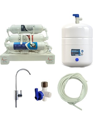 Waternil Açık Kasa Inline Filtreli Pompasız 8 Lt Antibakteriyel Tanklı Su Arıtma Cihazı