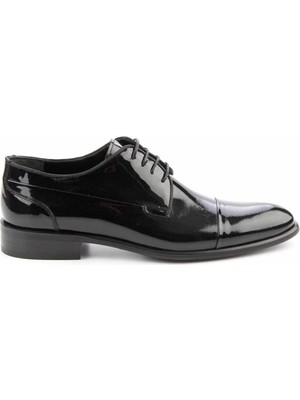 Siyah Rugan Leather Erkek Klasik Ayakkabı E01191441308