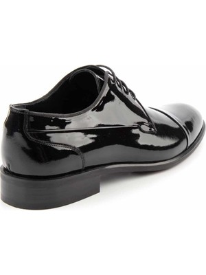 Siyah Rugan Leather Erkek Klasik Ayakkabı E01191441308