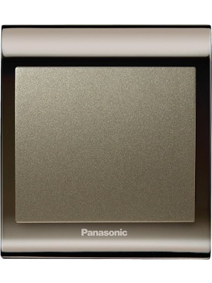 Panasonic Thea Blu Tekli Anahtar Çerçeve Una + Füme Kapak Dore