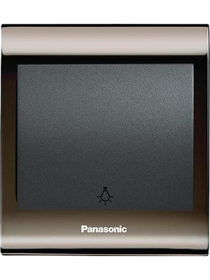 Panasonic Thea Blu Light Anahtar Çerçeve Una + Füme Kapak Füme