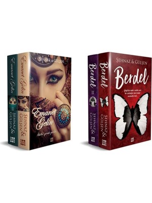 Şehnaz Gülşen Emanet Gelin + Berdel 4 Kitap Karton - Şehnaz Gülşen