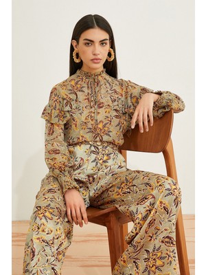 Koton Fırfırlı Bluz Uzun Kollu