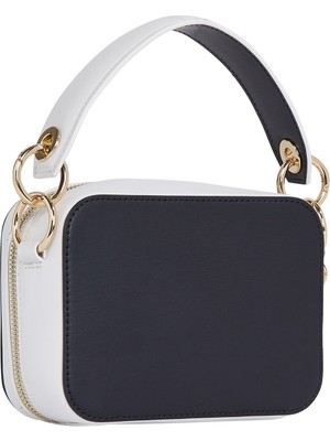 Tommy Hilfiger Mavi Kadın 18,5X22X6 Fermuarlı Çapraz Çanta AW0AW14497DW6