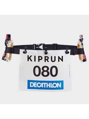 Decathlon Kiprun Siyah Koşu Yarış Numarası Taşıma Kemeri