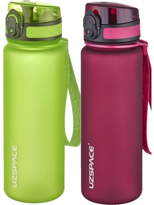 Uzspace 2'li Tritan Matara Seti 500 ml 14 Farklı Renk Seçeneği Fiftyfifty