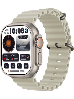 Lenipa Hk 8 Pro Max Arama Bildirim Okuma Ios Android Siri Bluetooth Full Hd Amoled Ekran Akıllı Saat