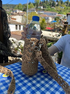 İzmit Çınar Kadın Kooperatifi Kadın El Emeği Örgü Suluk Termos Telefon Cüzdan El Omuz Çantası